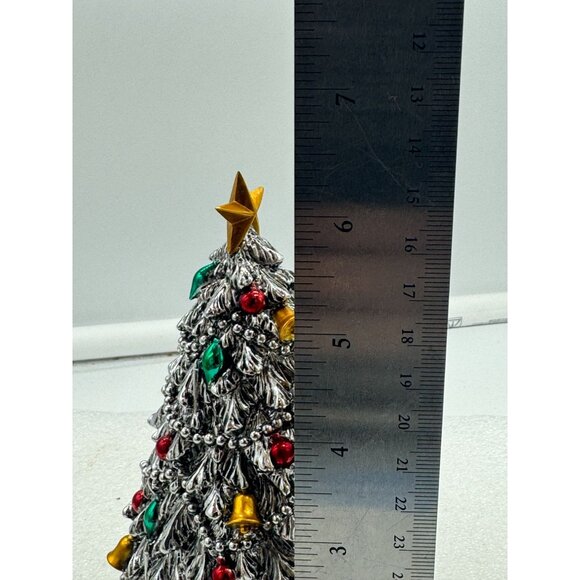 NIB Reed & Barton Topiary Tree Revolving Musical Christmas Decor - Picture 7 of 7